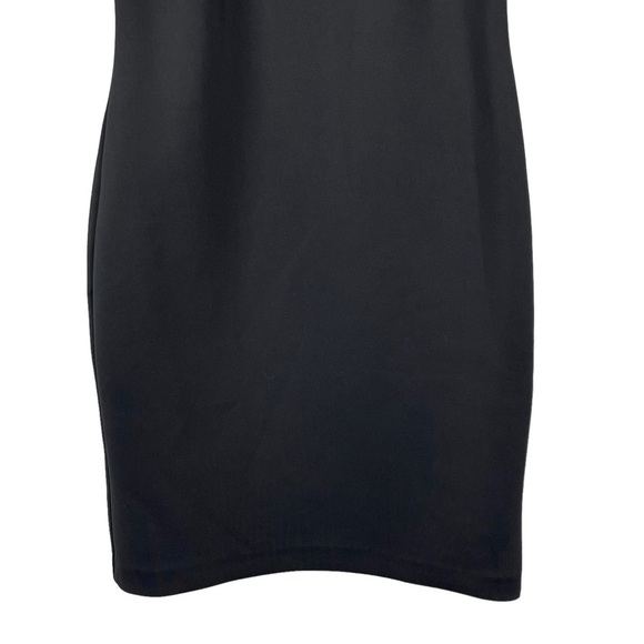 TED BAKER LONDON SALNIE BLACK COLD SHOULDER RUFFLE SHEATH COCKTAIL DRESS - Picture 8 of 16